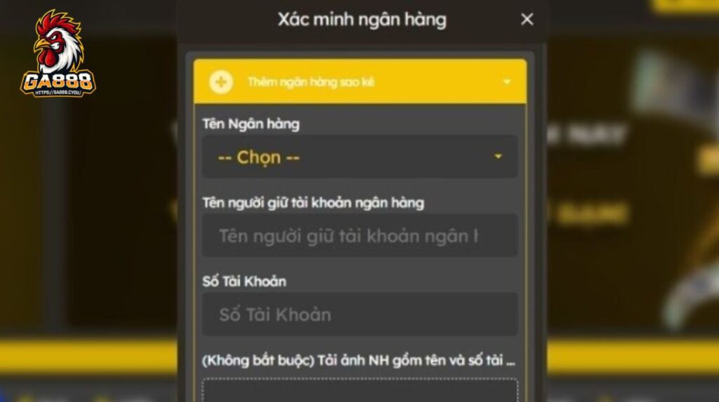 Điều kiện & quy định rút tiền GA888
